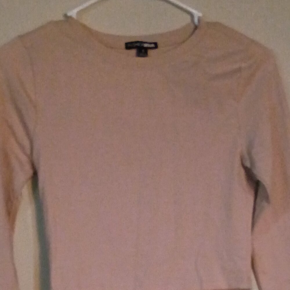 Fashion Nova Long Sleeve Crop Top